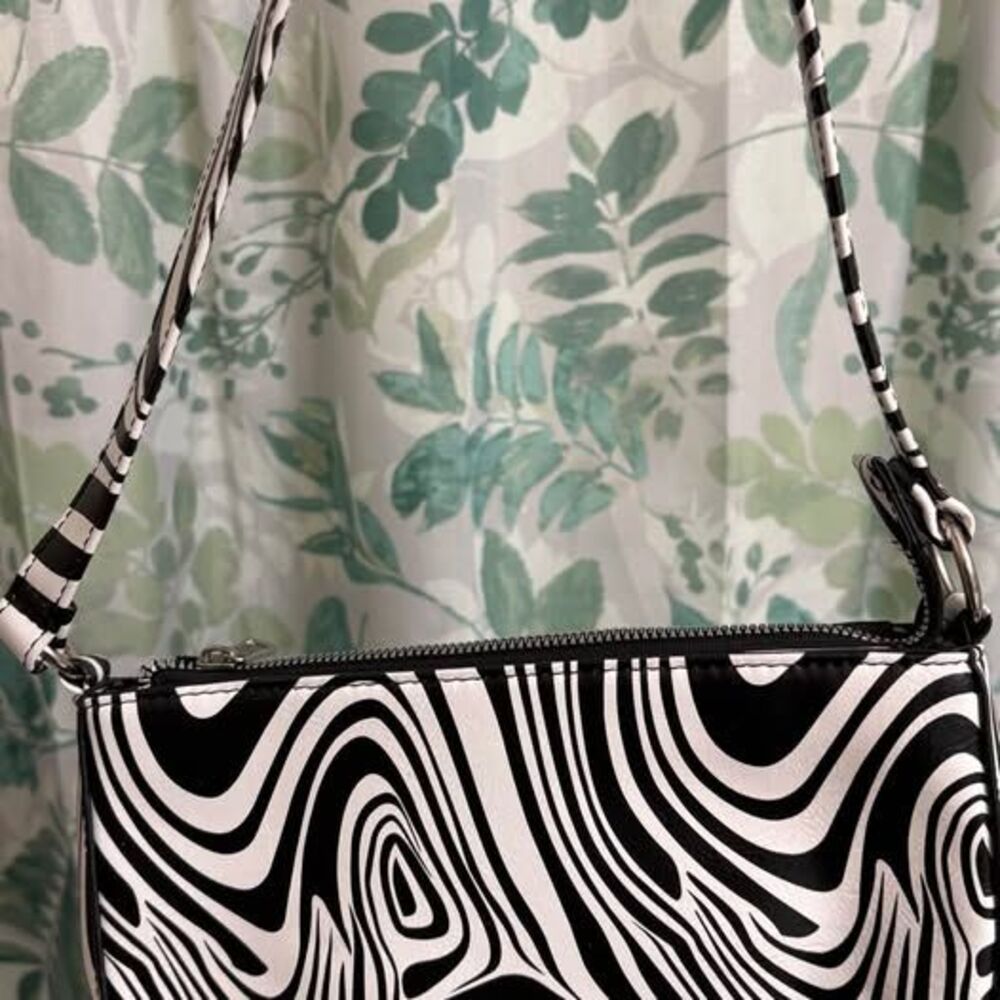 Zebra small hand bag and shoulder bag